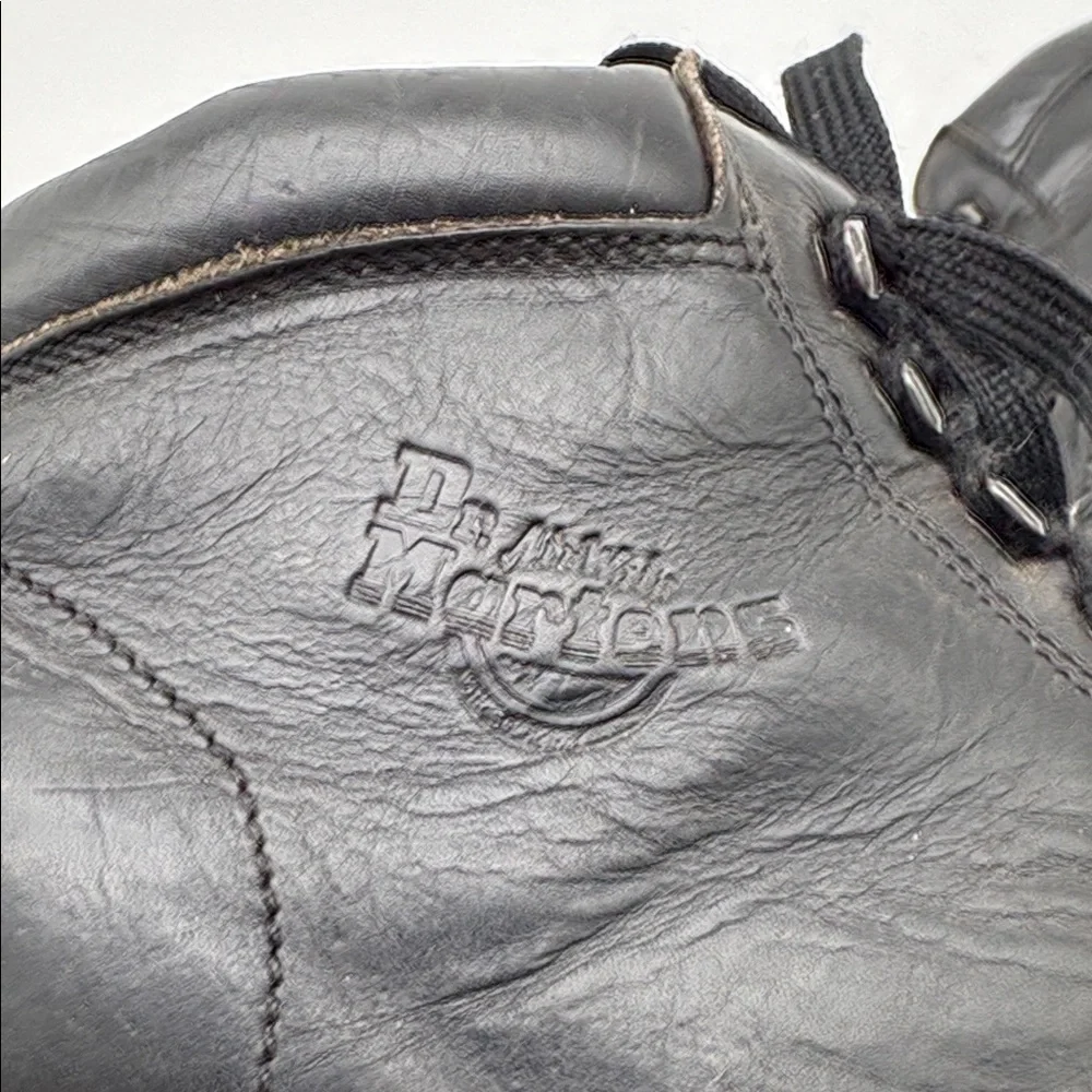 Vintage Y2K Dr. Martens Chunky Black Leather Boots 8346 Men Size 8 BLEMISH